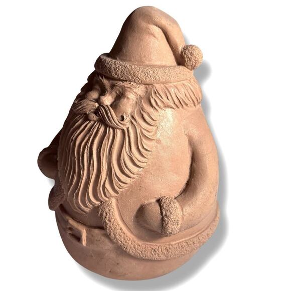 1990 Jim Shore Unfinished Roly Poly Santa Claus Christmas HTF To Paint Folk Art - Picture 8 of 14